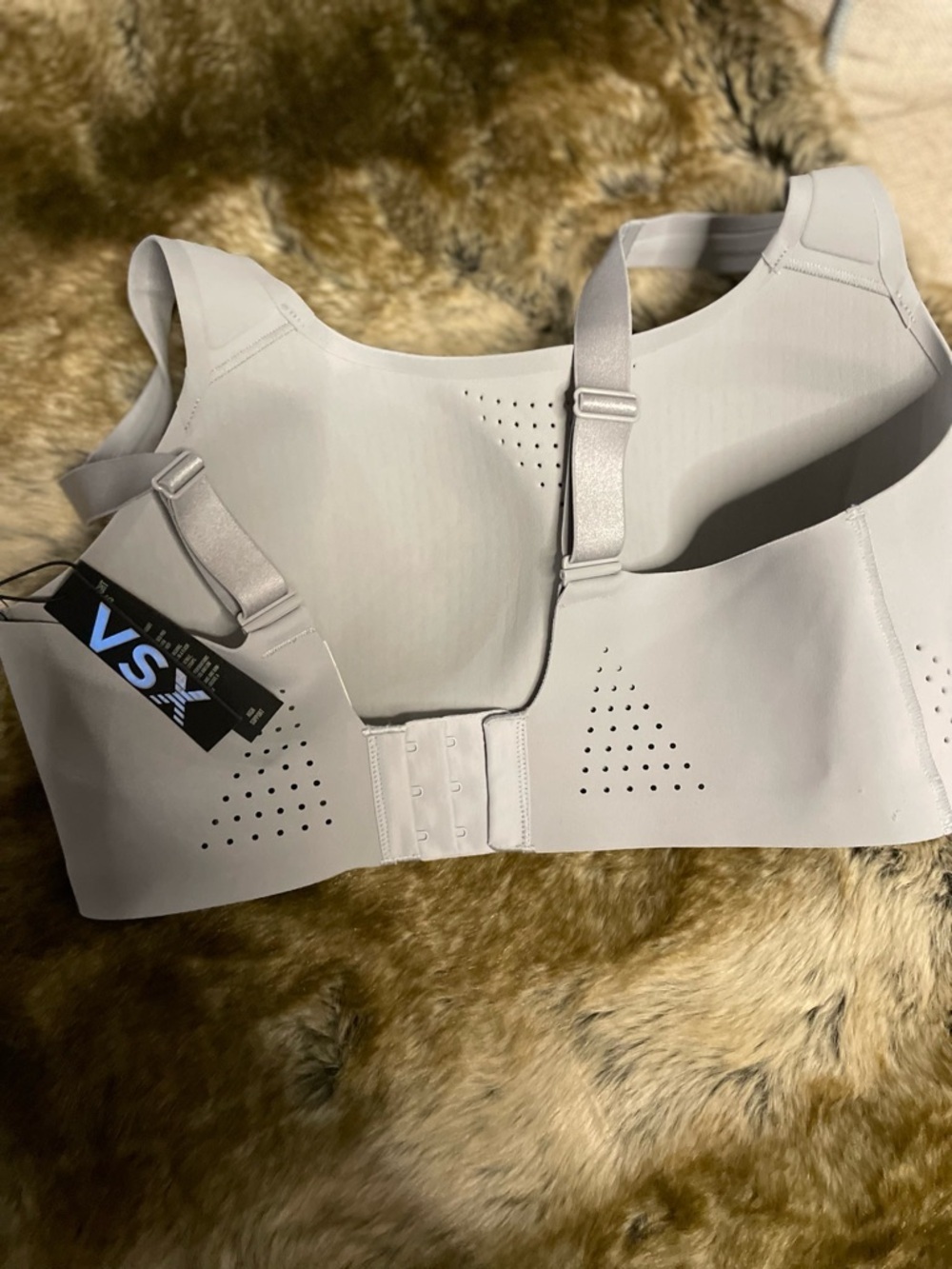 VSX Sports Bra in Light Gray - Picture 3 of 4